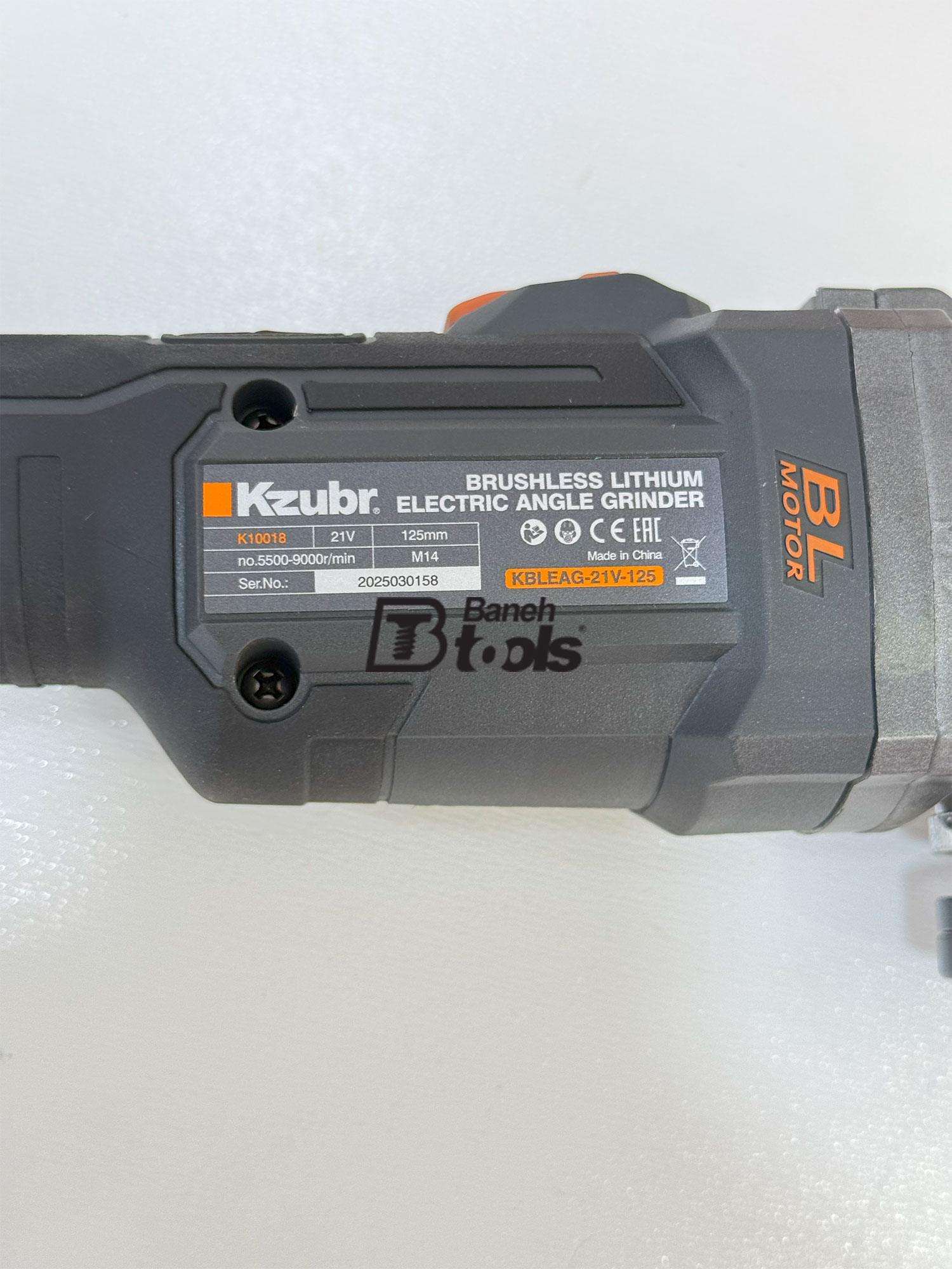 ویژگی های برجسته فرز شارژی زوبر مدل KBLEAG-21V-125