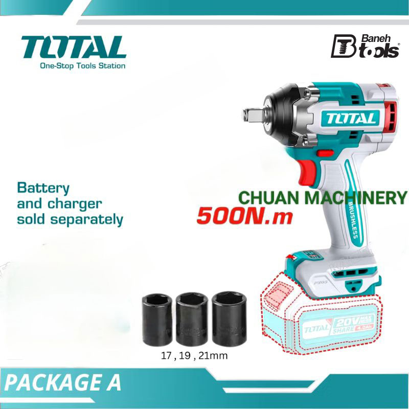 ویژگی های برجسته بکس شارژی توتال مدل TIWLI2050